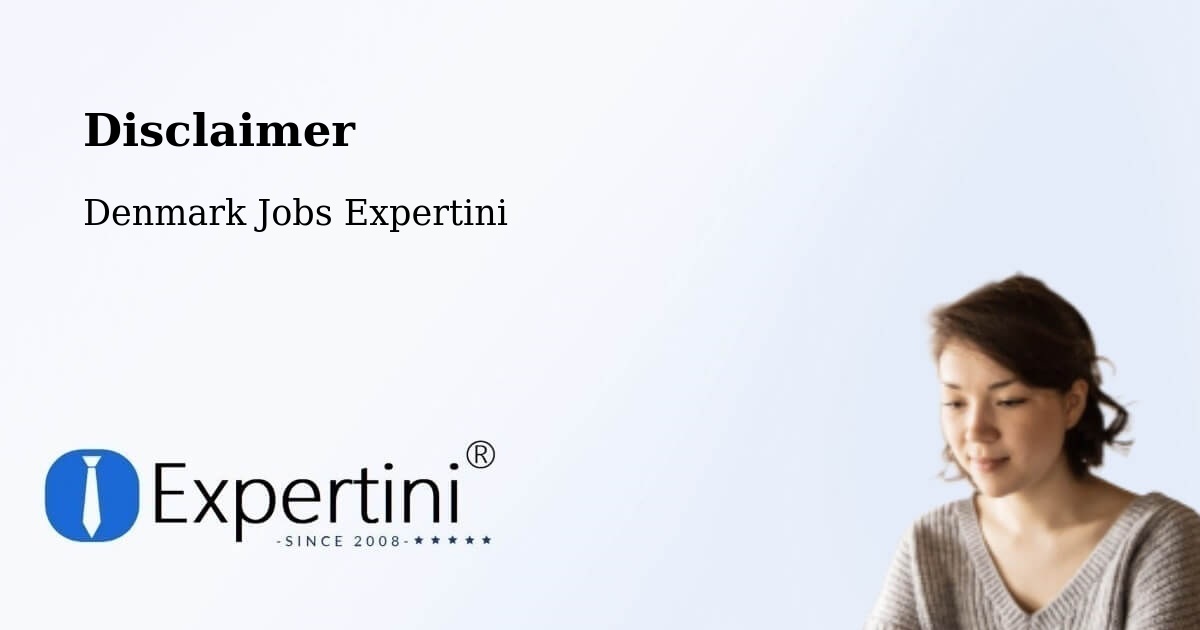 Disclaimer – Stavnsholt - Denmark Jobs Expertini